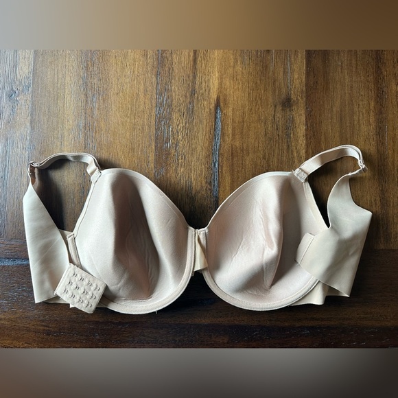 Soma Elegant Lace Trimmed Bra in Tan- size 38DD - Picture 3 of 4